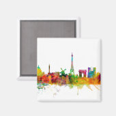 パリフランススカイライン マグネット (正面/裏面)