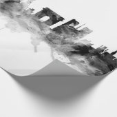 パリフランススカイライン ラッピングペーパー (角)