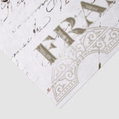 パリフランスタイポグラフィヴィンテージカルテポストアルバード 薄葉紙 (詳細)