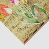 パリフランスチューリップデクページヴィンテージエフェラ 薄葉紙 (詳細)