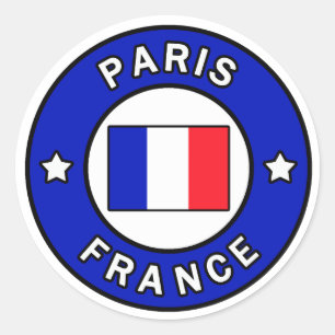パリフランステッカー ラウンドシール