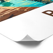 パリフランストラベルプリント ポスター (角)