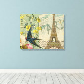 パリフランストラベルヴィンテージアンティークアー絵画トズ キャンバスプリント (インサイチュ (ウッドフロア))