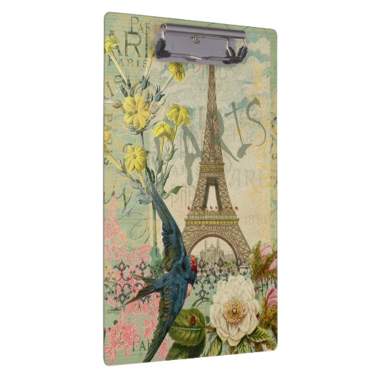 パリフランストラベルヴィンテージアンティークアー絵画トズ クリップボード (右)