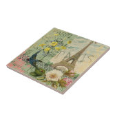 パリフランストラベルヴィンテージアンティークアー絵画トズ タイル (側面)