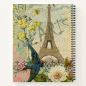 パリフランストラベルヴィンテージアンティークアー絵画トズ ノートブック (裏面)