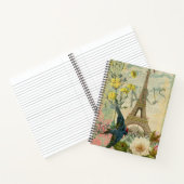 パリフランストラベルヴィンテージアンティークアー絵画トズ ノートブック (内部)