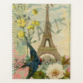パリフランストラベルヴィンテージアンティークアー絵画トズ プランナー手帳 (正面)