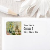 パリフランストラベルヴィンテージアンティークアー絵画トズ ラベル (インサイチュ)