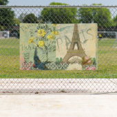 パリフランストラベルヴィンテージアンティークアー絵画トズ 横断幕 (インサイチュ)