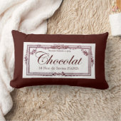 パリフランスハウスオブチョコレートショップフローラつる植物  ランバークッション (ブランケット)