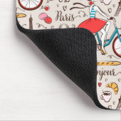 パリフランスパターン マウスパッド (コーナー)