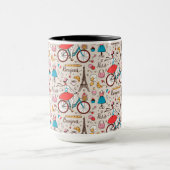 パリフランスパターン マグカップ (中央)