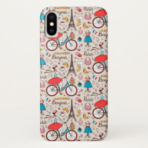 パリフランスパターン iPhone X ケース