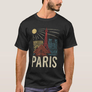 パリフランスパリバケーションエッフェルタワーパリ Tシャツ