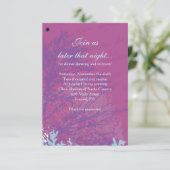 パリフランスフランスのバーバルミツワー披露宴カード 招待状 (スタンド正面)