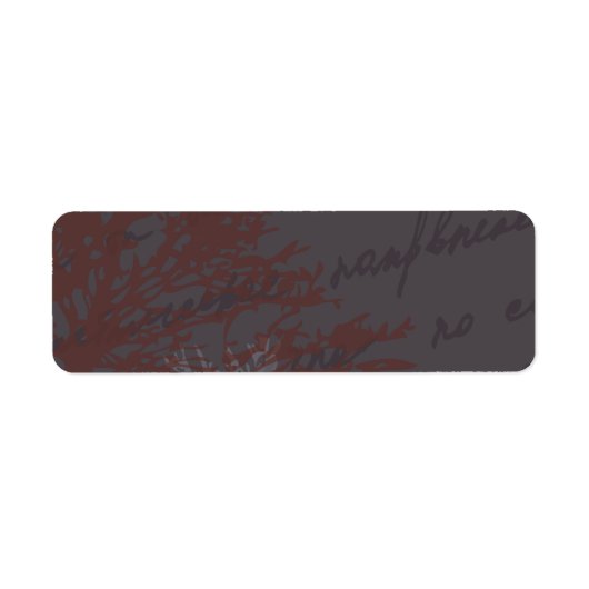 パリフランスフランスのプリント独自の住所 シール (正面)