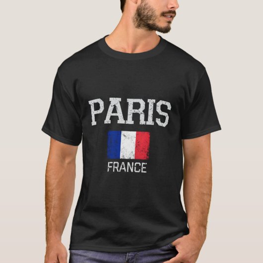 パリフランスフランスの Tシャツ (正面)