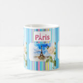 パリフランスブルーストライプマグ コーヒーマグカップ (中央)