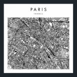 パリフランスミニマル通りの地図 ポスター<br><div class="desc">パリフランスミニマル通りの地図</div>