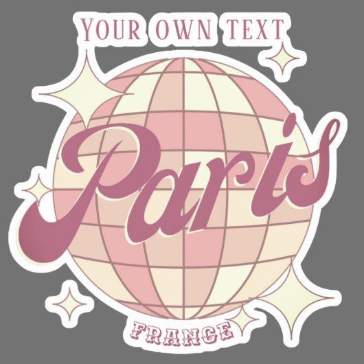 パリフランスレトロヴィンテージカラフル土産 シール