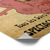 パリフランスヴィンテージフランスのカンダンサー ポスター (角)