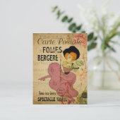 パリフランスヴィンテージフランスのカンダンサー ポストカード (スタンド正面)