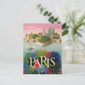 パリフランスヴィンテージ旅行はがき ポストカード (スタンド正面)