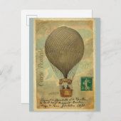 パリフランスヴィンテージ旅行はがき ポストカード (正面/裏面)