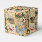 パリフランスヴィンテージ旅行カラフルアートワーク フェイバーボックス (正面サイド)