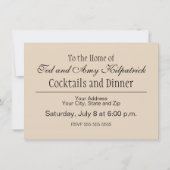 パリフランスヴィンテージ旅行カラフルアートワーク 招待状 (裏面)