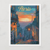 パリフランスヴィンテージ有名トラベルプレイス ポストカード (正面)