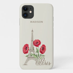 パリフランス名前をカスタムするの電話ケース iPhone 11 ケース