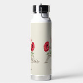 パリフランス名前をカスタムする ウォーターボトル (左面)