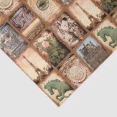 パリフランス旅行写真のコラージュ 薄葉紙 (詳細)