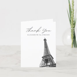 パリフランス空白のサンキューカード サンキューカード