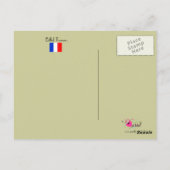 パリフランス葉書 ポストカード (裏面)
