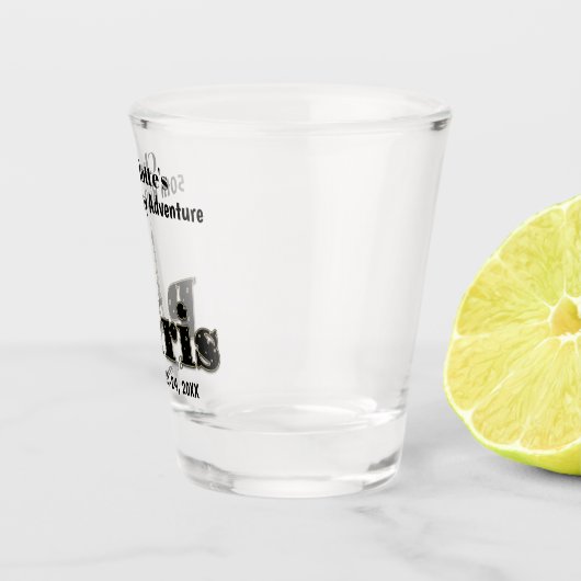 パリフランス誕生日パーティトリップガールズウィークエンド ショットグラス (右)