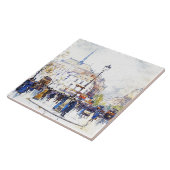 パリフランス都市通り場面芸術のファッションのタイル タイル (側面)