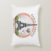 パリフランス2024アクセントピロー、エッフェルタワー アクセントクッション (正面(垂直))