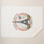 パリフランス2024シャーパブランケット、エッフェルタワー シェルパブランケット (正面(横))