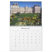 パリフランス2025 カレンダー (2月 2027)