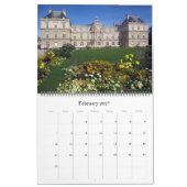 パリフランス2026ラージ カレンダー (2月 2027)