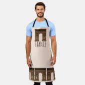 パリフランス エプロン (着用した状態)