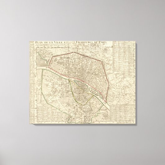 パリフランス キャンバスプリント (正面)