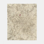 パリフランス フリースブランケット (正面)