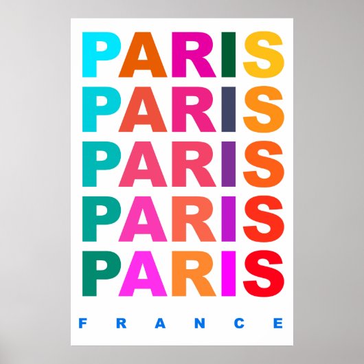 パリフランス ポスター (正面)