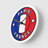 パリフランス ラウンド壁時計 (傾斜)