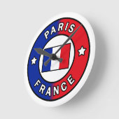 パリフランス ラウンド壁時計 (傾斜)