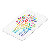 パリフランス |凱旋門 |ネオンデザイン マグネット (左側)